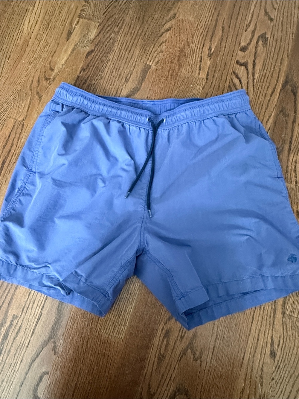 Men's Brooks brothers Blue Drawstring swim trunks Shorts sz large